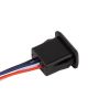 Гніздо USB A 4pin, на корпус, з проводами