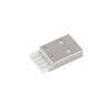 Штекер USB A, короткий, SMD