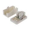Розетка LP - 112 на 1-порт RJ45( 8P8C), Біла