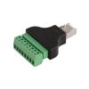 Штекер RJ45 з клемною колодкою