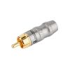 Штекер RCA GOLD SNAKE 6мм чорний