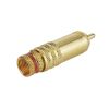 Штекер RCA красный(1 полоса)