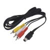 Кабель штекер mini din 9pin - 3 штекери RCA