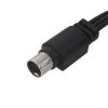 Кабель штекер mini din 9pin - 3 штекери RCA