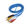 Кабель штекер 3,5 стерео 4C - 3 штекери RCA, 1,4 м