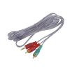 Кабель штекер mini jack 3,5 мм 3C - 2 штекери RCA, 5м