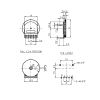 Резистор переменный R1001G22B1 10,0 кОм