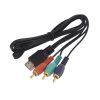 Кабель штекер HDMI - 3 штекери RCA (компонентный), 1м