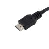 Кабель штекер HDMI - 3 штекери RCA (компонентный), 1м