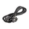 Кабель Schuko PC-186 CEE7/7-C13 3x0,75мм², черный, 1,5м