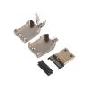 Штекер miniHDMI на кабель, металевий корпус