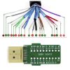 Штекер miniHDMI с печатной платой на кабель