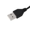 Кабель штекер USB A - штекер mini jack 3,5 чёрный, 1м