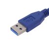 USB удлинитель штекер USB A 3.0 - гніздо USB A 3.0, 1,5м