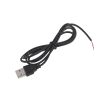 Кабель питания со штекером USB A для пайки, 1м