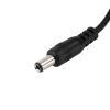 Кабель питания штекер USB A - штекер 5,5/2,5мм, 0,5м