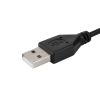 Кабель питания штекер USB A - штекер 5,5/2,5мм, 0,5м
