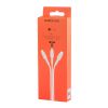 Кабель Borofone BX16 USB А - miсroUSB + Lightning + type-C белый, 1м