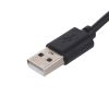 Кабель живлення штекер USB A - штекер 4/1,7мм