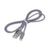 Кабель hoco X2 USB А - Lightning, сірий, 1м