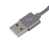 Кабель hoco X2 USB А - Lightning, сірий, 1м