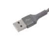 Кабель Borofone BX21 USB А - Lightning серый, 1м