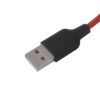 Кабель hoco X21 USB А - Lightning 1м, червоний