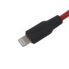 Кабель hoco X21 Plus USB А - Lightning 1м, красный