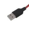 Кабель hoco X21 Plus USB А - Lightning 1м, красный