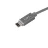 Кабель магнитный hoco U40A USB А - Lightning 1м, серый