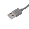 Кабель магнітний hoco U40A USB A - Lightning 1м, сірий