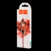 Кабель hoco X14 USB А - Lightning красный 1м