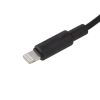 Кабель hoco X25 USB A - lightning черный, 1м