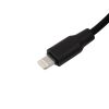Кабель Ridea RC-M134 SoftSilico 12W USB А - Lightning 1м, чорний