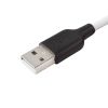 Кабель hoco X21 Plus USB А - Lightning 1м, білий