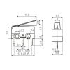 Микропереключатель рычажковый KW10-Z2P