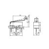 Микропереключатель рычажковый KW10-Z3P