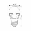 Светодиодная лампа 7W E27 LED 3000K тёплая