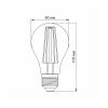 Светодиодная лампа FILAMENT 10W E27 LED 4100K нейтральный