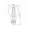 Светодиодная лампа FILAMENT 10W E27 LED 4100K нейтральный