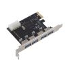 Плата розширення PCI-Express USB 3.0, 4 гнізда