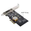 Плата перехідник для M.2 NVMe SSD в PCI-E 3.0x4 з суперконденсатором 4.0F