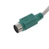 Адаптер штекер USB A - два гнезда PS/2