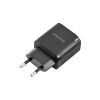 Зарядное устройство Borofone BA84A + кабель Type C - Type C, 30W черный