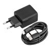 Зарядное устройство hoco N42 45W и кабель Type-C to Lightning, черный
