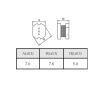 Дросель SMD SP75 1,0 мкГн