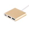 Адаптер штекер type-C 3.1 - гнізда type-C 3.1 + HDMI + USB 3.0