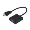 Конвертер HDMI в VGA + аудіо, чорний