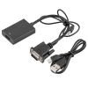 Конвертер VGA в HDMI + кабель AUX