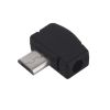 Штекер угловой micro USB на кабель в корпусе